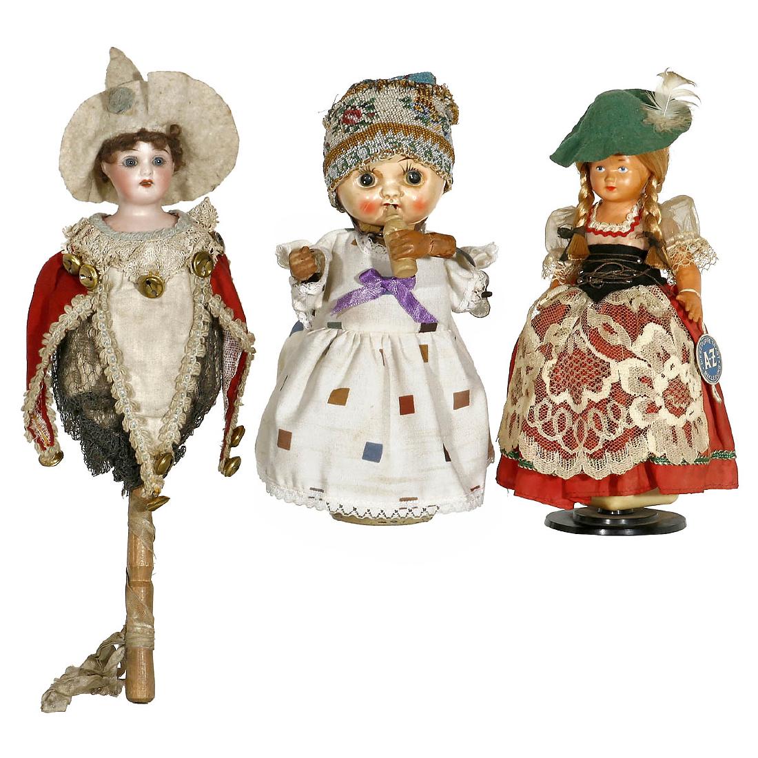 3 Musical Dolls, 19th and 20th Century (1 of 1)