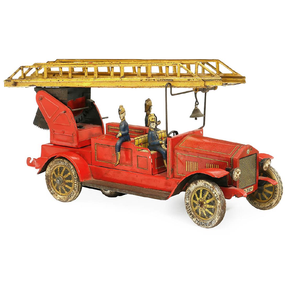 Large Distler Fire Brigade Toy, c. 1930 (1 of 1)