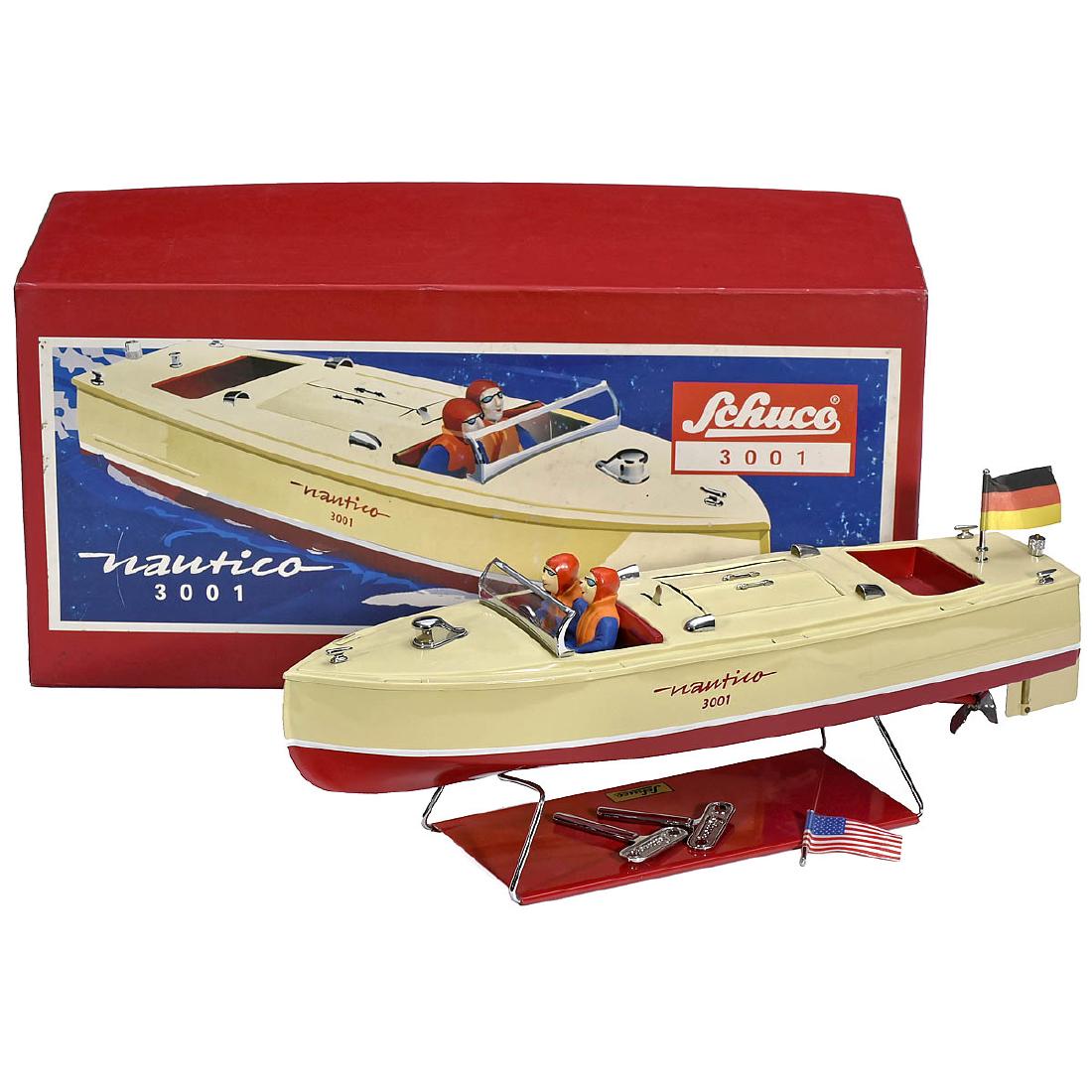 Schuco Nautico 3001 Motor Boat, c. 1990 (1 of 1)