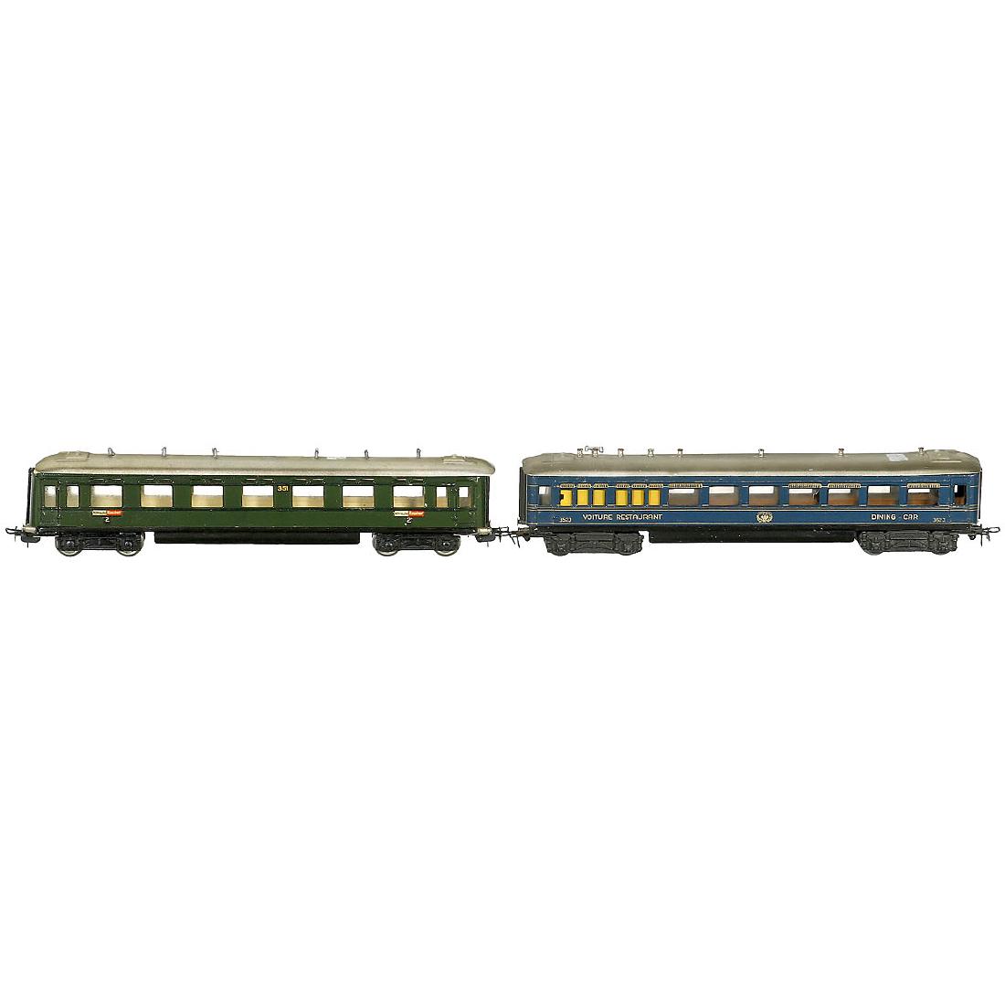 2 Märklin Passenger Cars, c. 1946 (1 of 1)