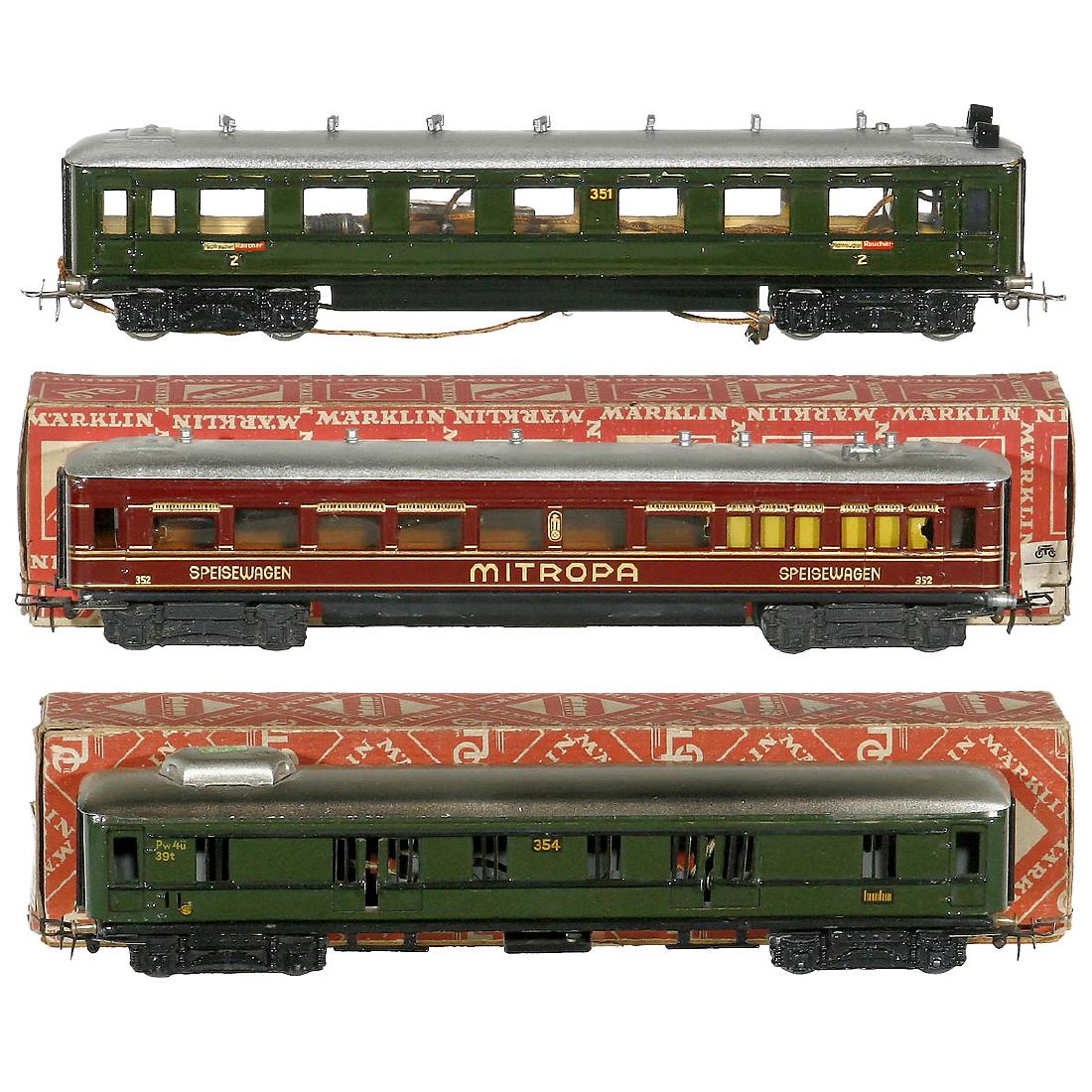 3 Märklin Passenger Cars (1 of 1)