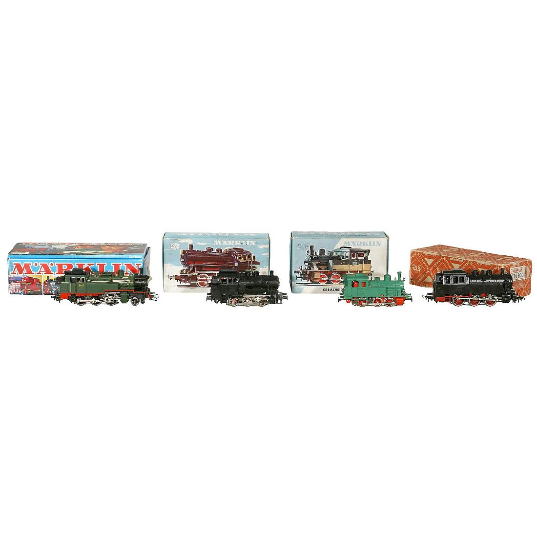4 Märklin Tank Locomotives, 1959 onwards (1 of 1)
