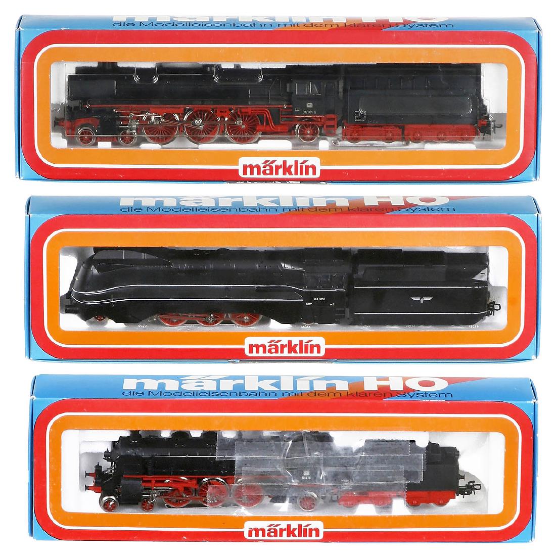 3 Märklin Stam Locomotives, c. 1980 (1 of 1)