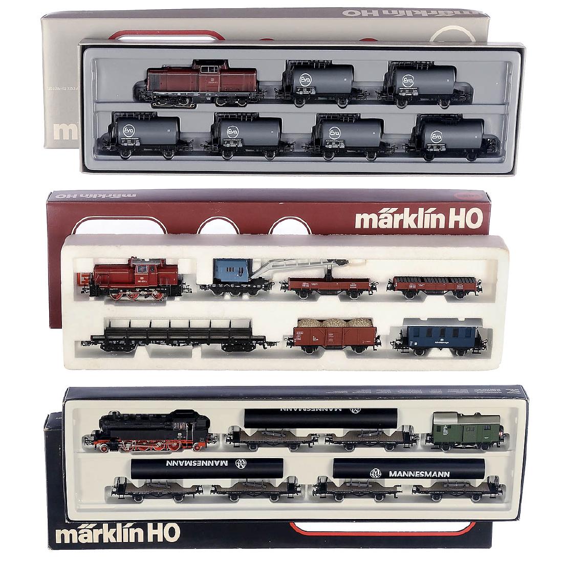 3 Märklin Train Sets, C. 1982