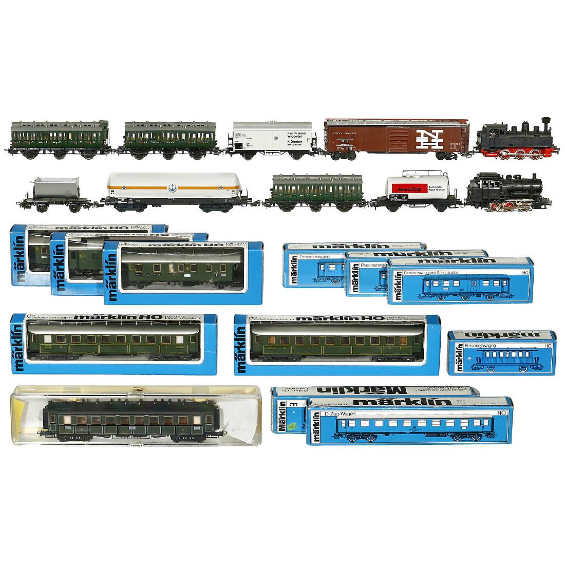 Group of Märklin Locomotives and Cars, 1950-80 (1 of 1)