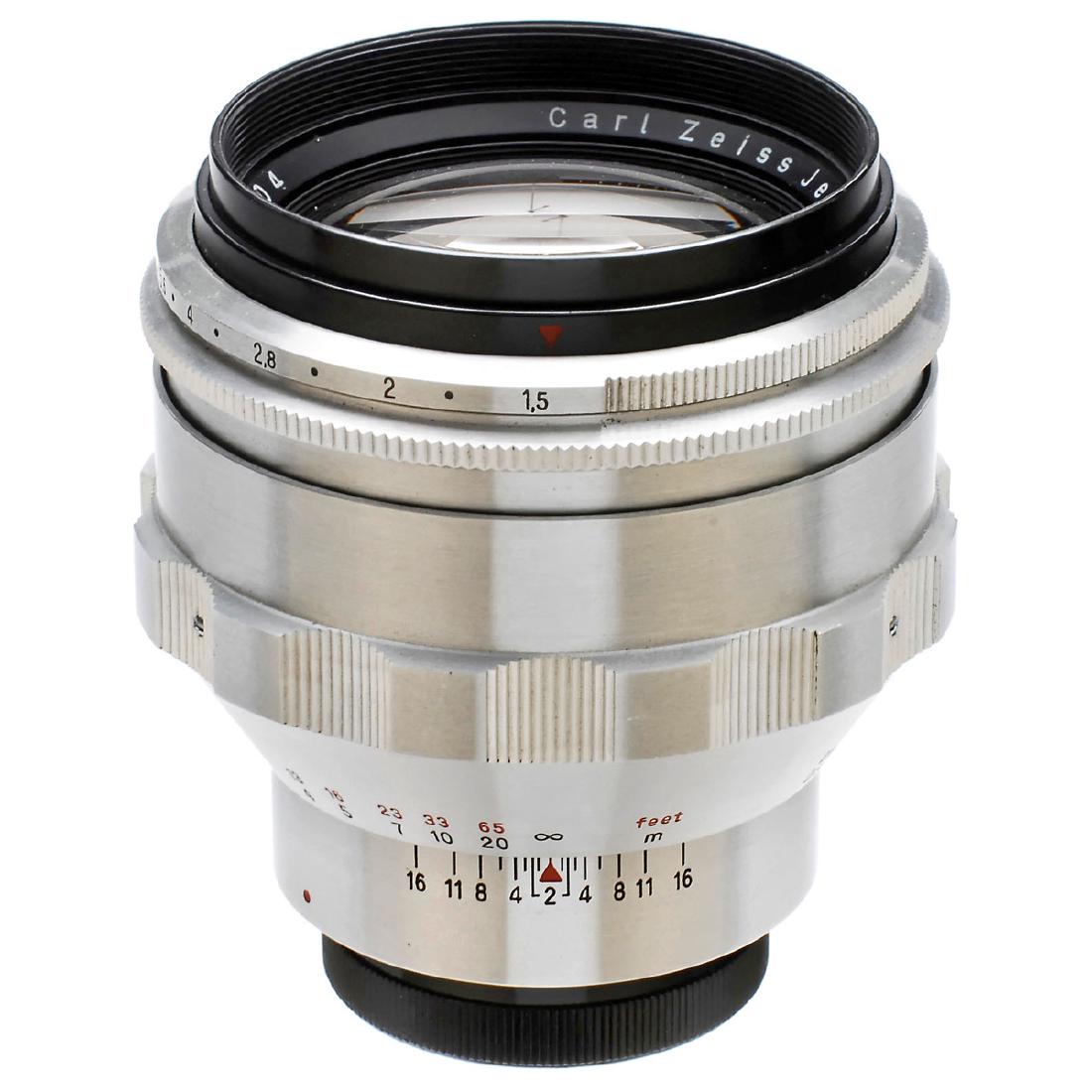 Zeiss Biotar 1,5/75 mm (Exakta): Zeiss Biotar 1,5/75 mm (Exakta) Carl Zeiss, Jena. No. 5598304, aluminum body, clear glass, with typical air bubbles! For Exakta. - Sought-after lens! Zeiss Biotar 1,5/75 mm (Exakta) Carl Zeiss, Jena.