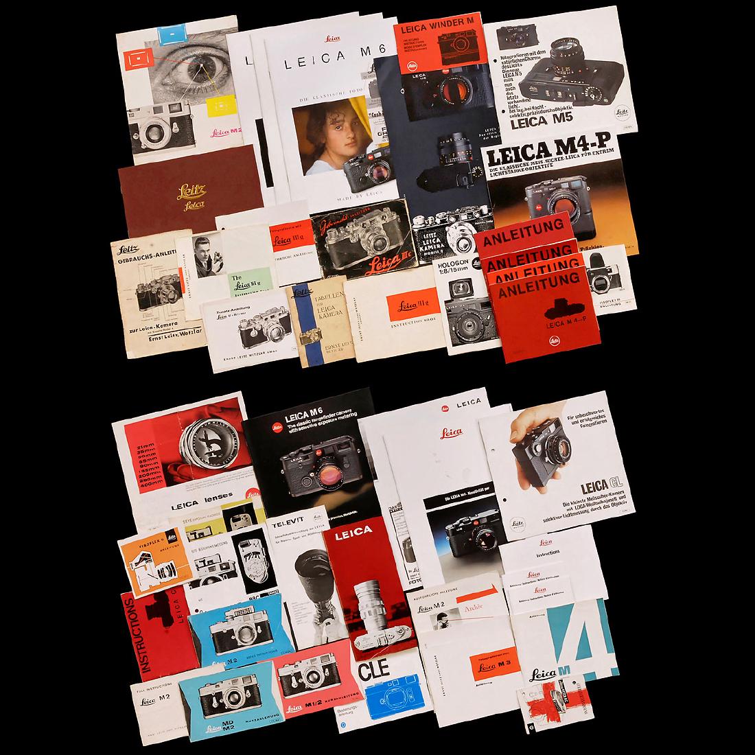 Instruction Manuals for Leica (M and Screw-Mount): Instruction Manuals for Leica (M and Screw-Mount) Instructions (Leica M): 2 x M2, 3 x M3, M4, M4-2, M4-P, M5, 2 x M6, CL, CLE, 3 short manuals for M1/2, M2 and MD/M2, Winder M, Visoflex II, Visoflex I