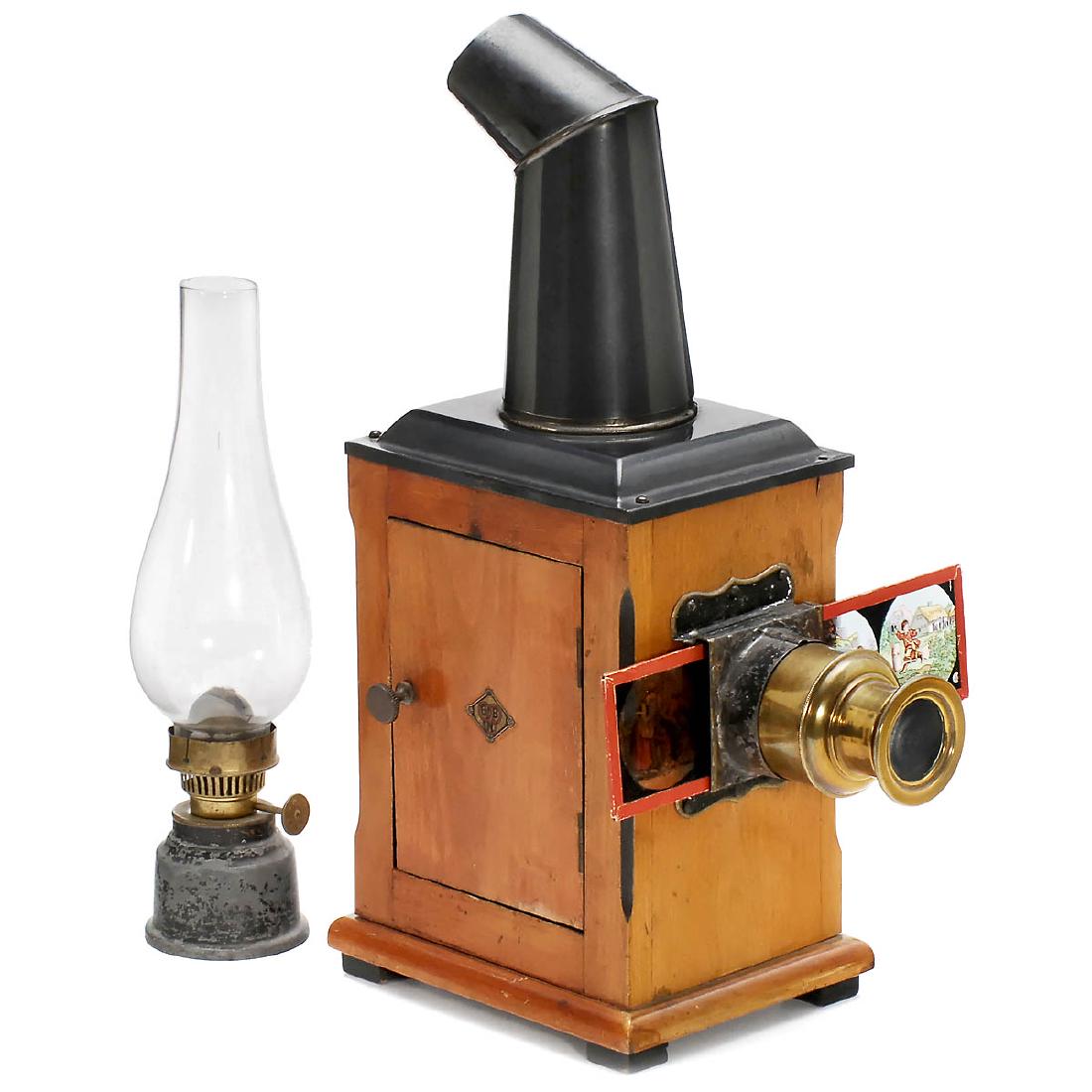 Wood Magic Lantern by Gebr. Bing, 1880-90 (1 of 1)