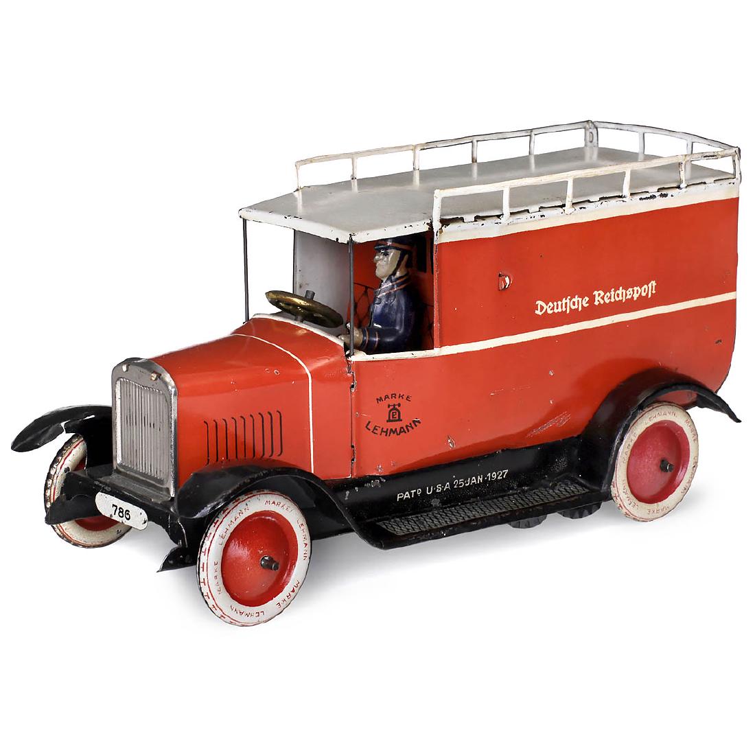 Lehmann EPL 786 "Deutsche Reichspost" Mail Truck, c. (1 of 4)