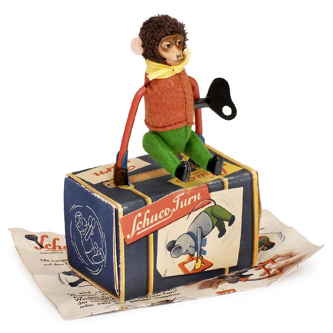 Schuco Gymnastic Monkey No. 883, c. 1952 (1 of 1)