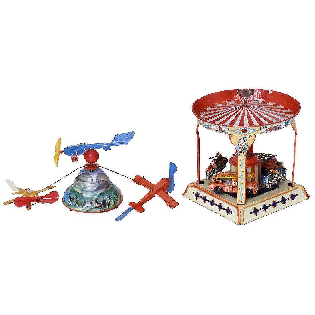 2 Tin Fairground Toys, 1950s (1 of 1)