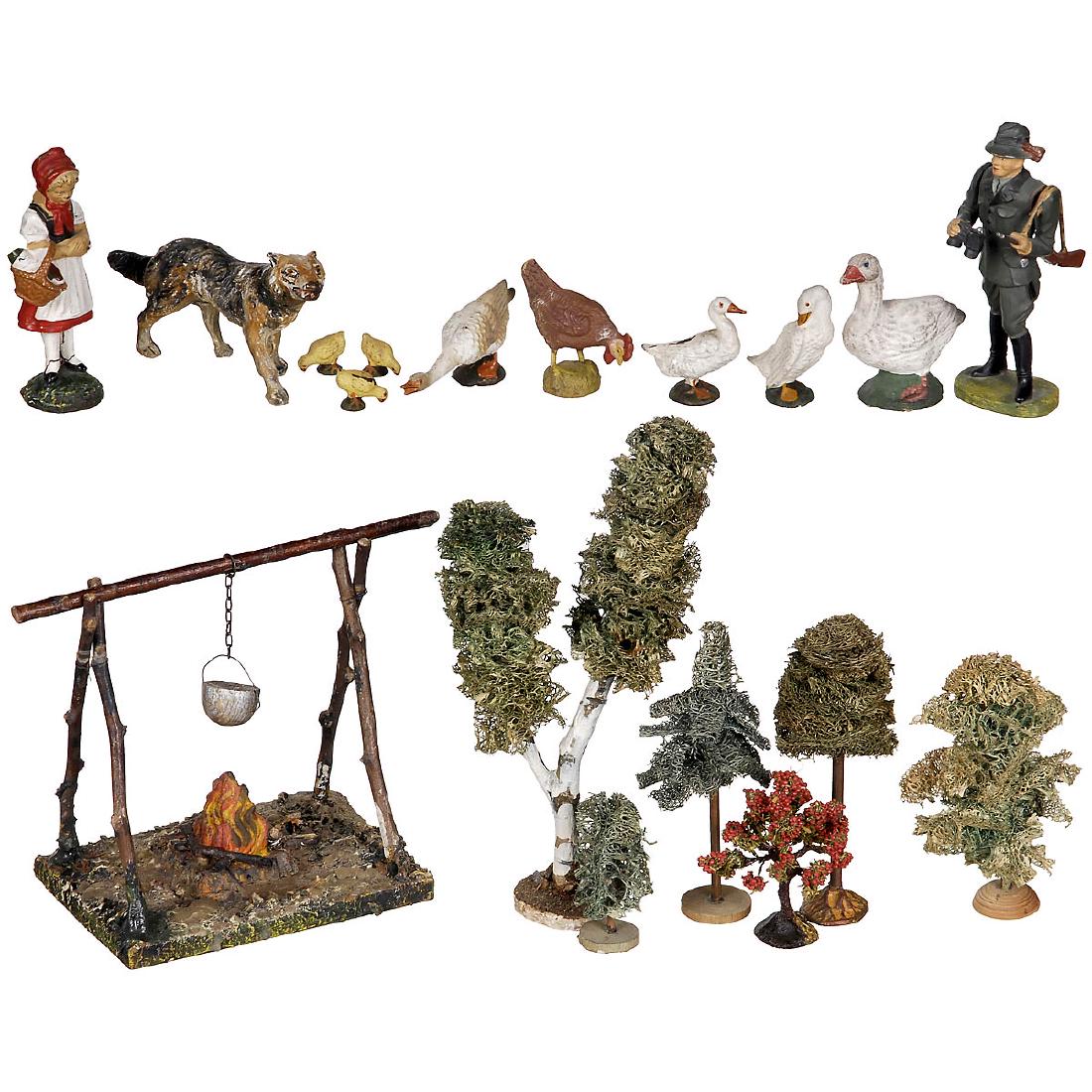 Elastolin and Lineol Fairy-Tale Figures, c. 1935 (1 of 1)