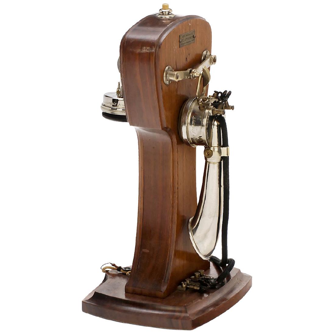 French Violin-Form Telephone by "S.I.T.", c. 1919 (1 of 1)