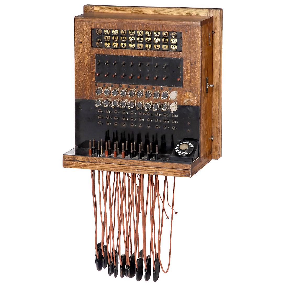 Belgian ATEA Telephone Switchboard, c. 1930 (1 of 1)