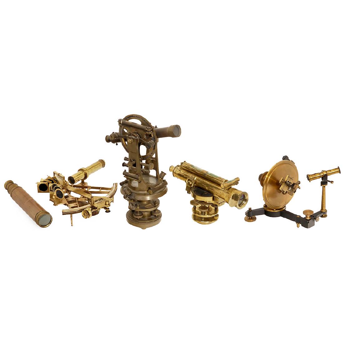 4 Surveying Instruments, c. 1900 (1 of 1)