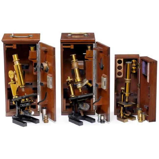 3 Zeiss Jena Microscopes - auctions & price archive
