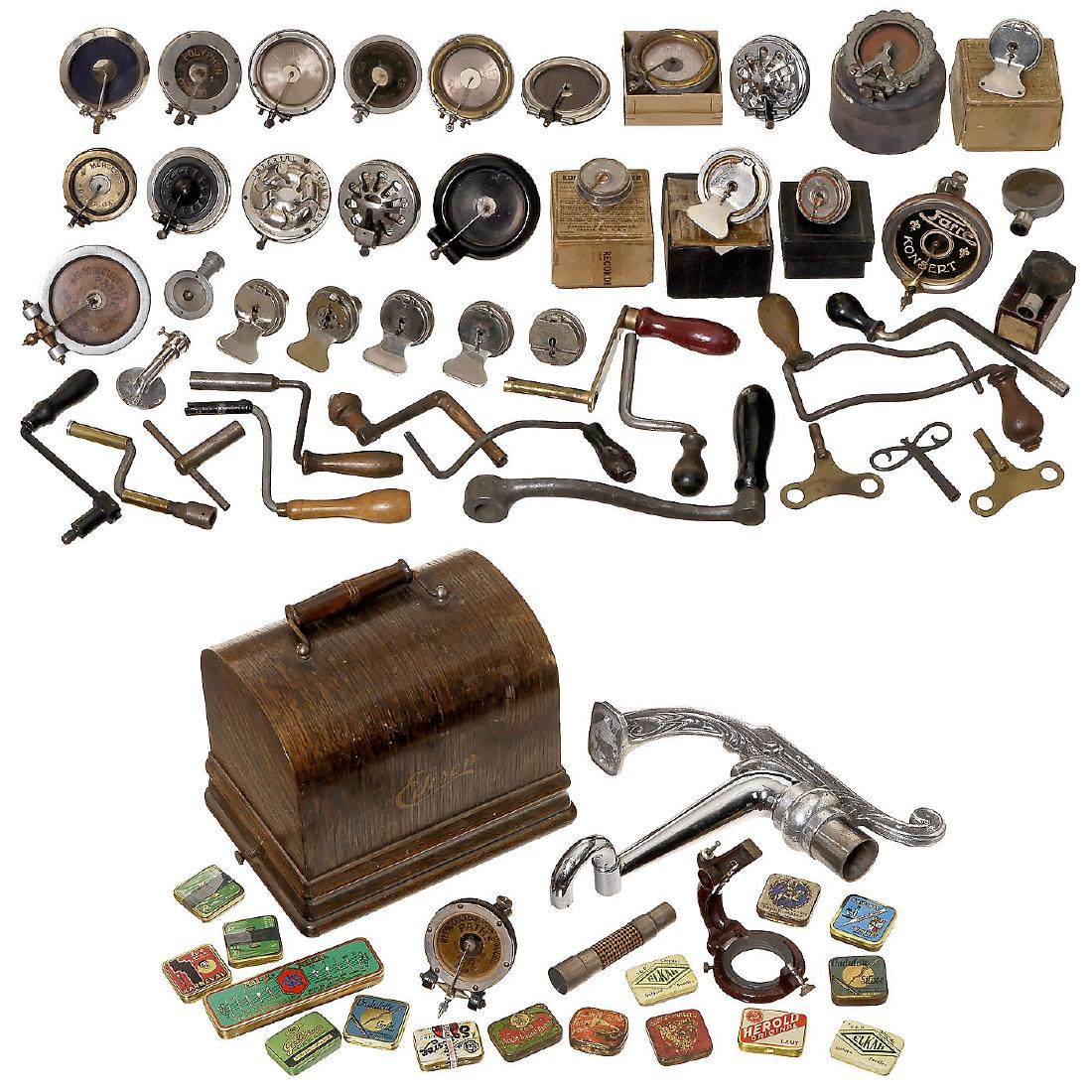 Phonograph And Gramophone Spare Parts Nov 09 2018 Auction Team Breker In Germany