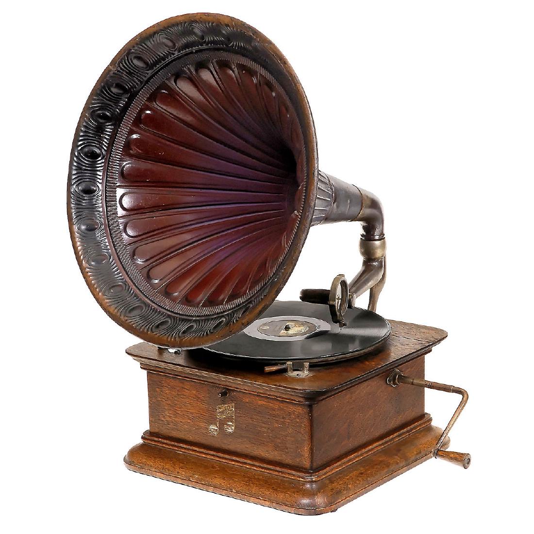 【2025年製 新品】 Columbia Horn 1910 C. Gramophone, アンティーク雑貨