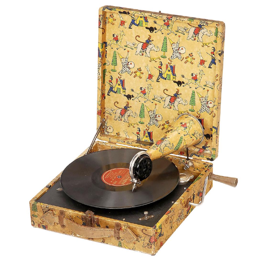 Kiddiepact Toy Gramophone, c. 1930 (1 of 1)