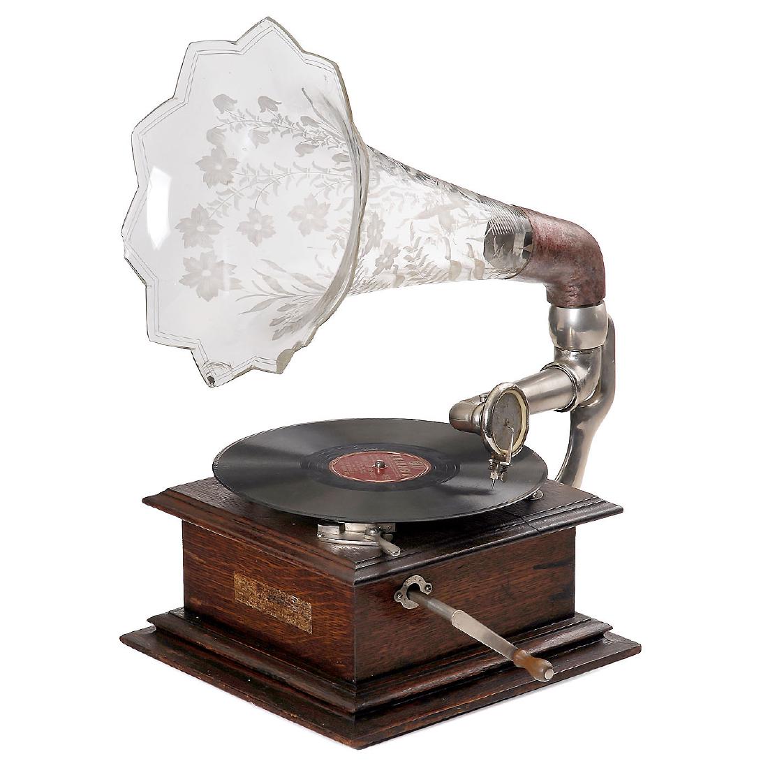 The Gramophone with Glass Horn, c. 1915 (1 of 1)