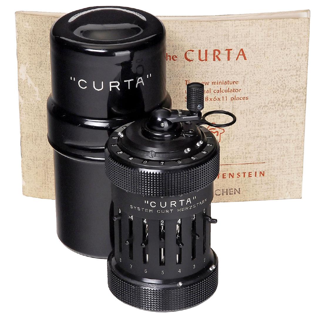 Very Early Curta Type I Miniature Calculator, 1948 (1 of 1)