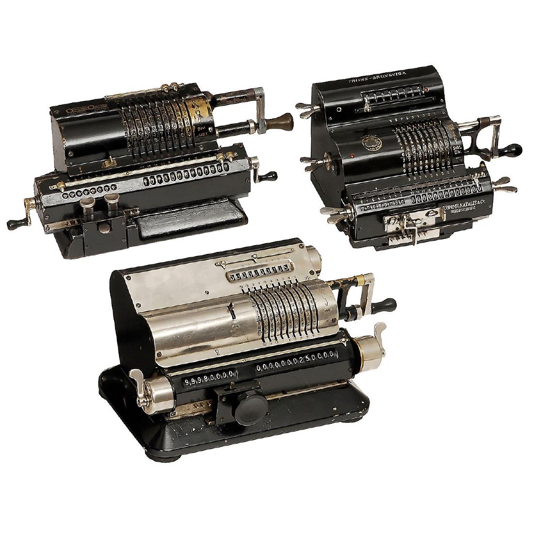 3 Spoked Wheel Calculating Machines (1 of 1)