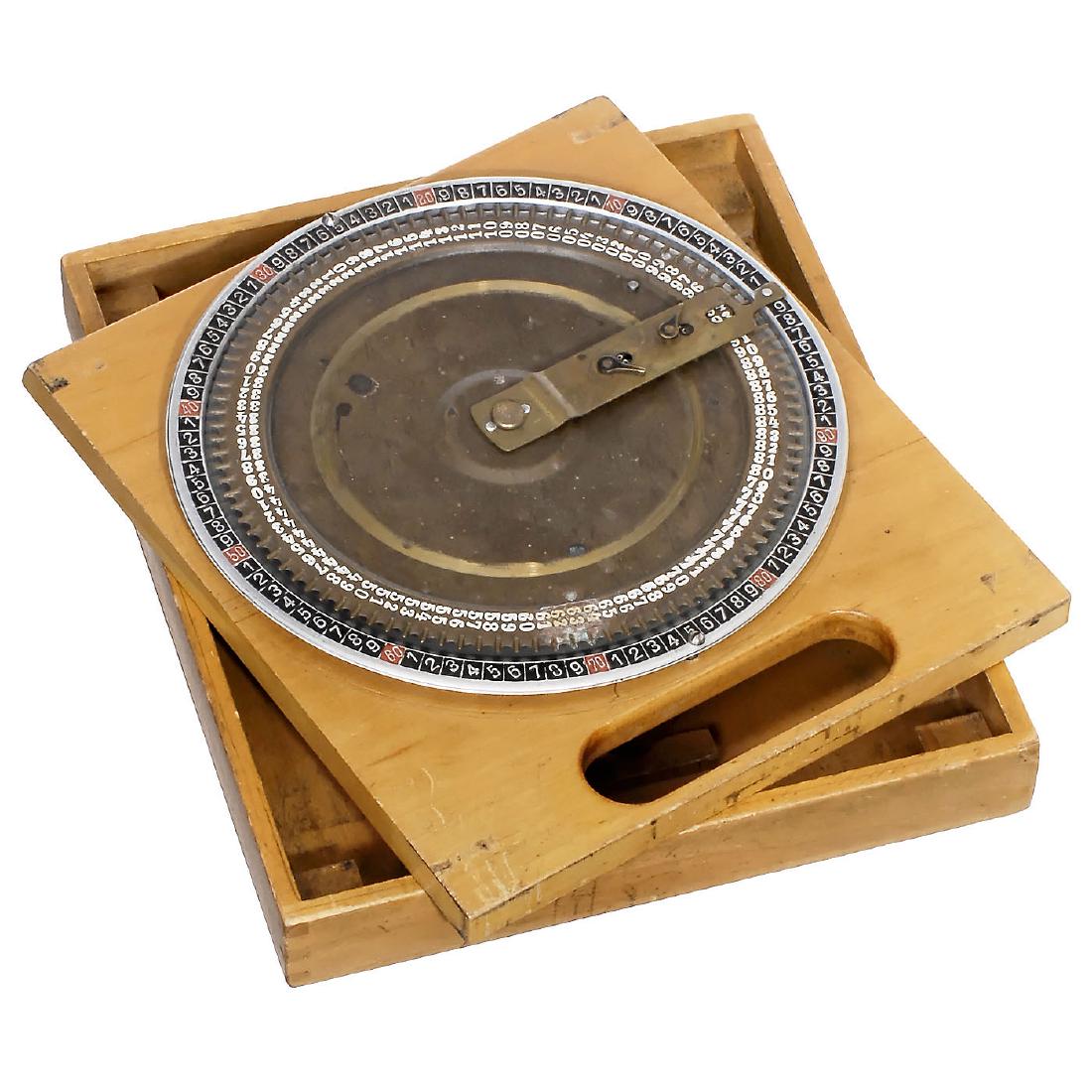 Calculating Disc in Traveling Case, c. 1925 (1 of 1)