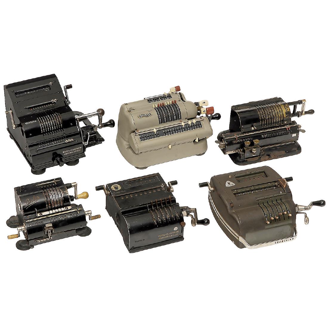 6 Spoked Wheel Calculating Machines (1 of 1)