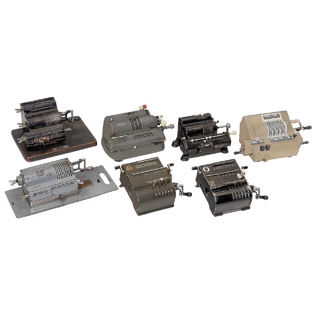 7 Spoked Wheel Calculating Machines (1 of 1)