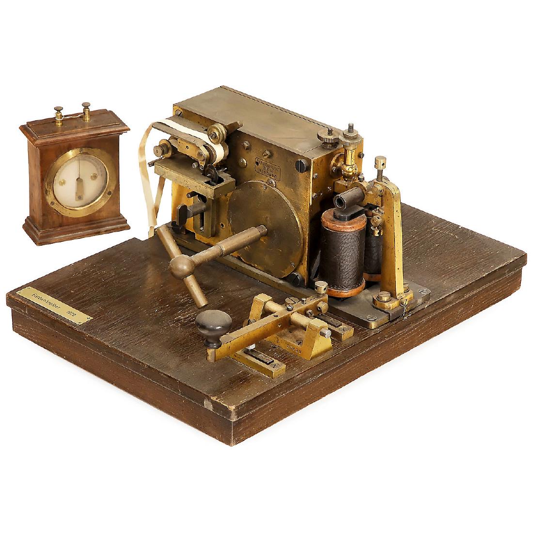 Ink-Writer Telegraph by Siemens & Halske, c. 1870 (1 of 1)