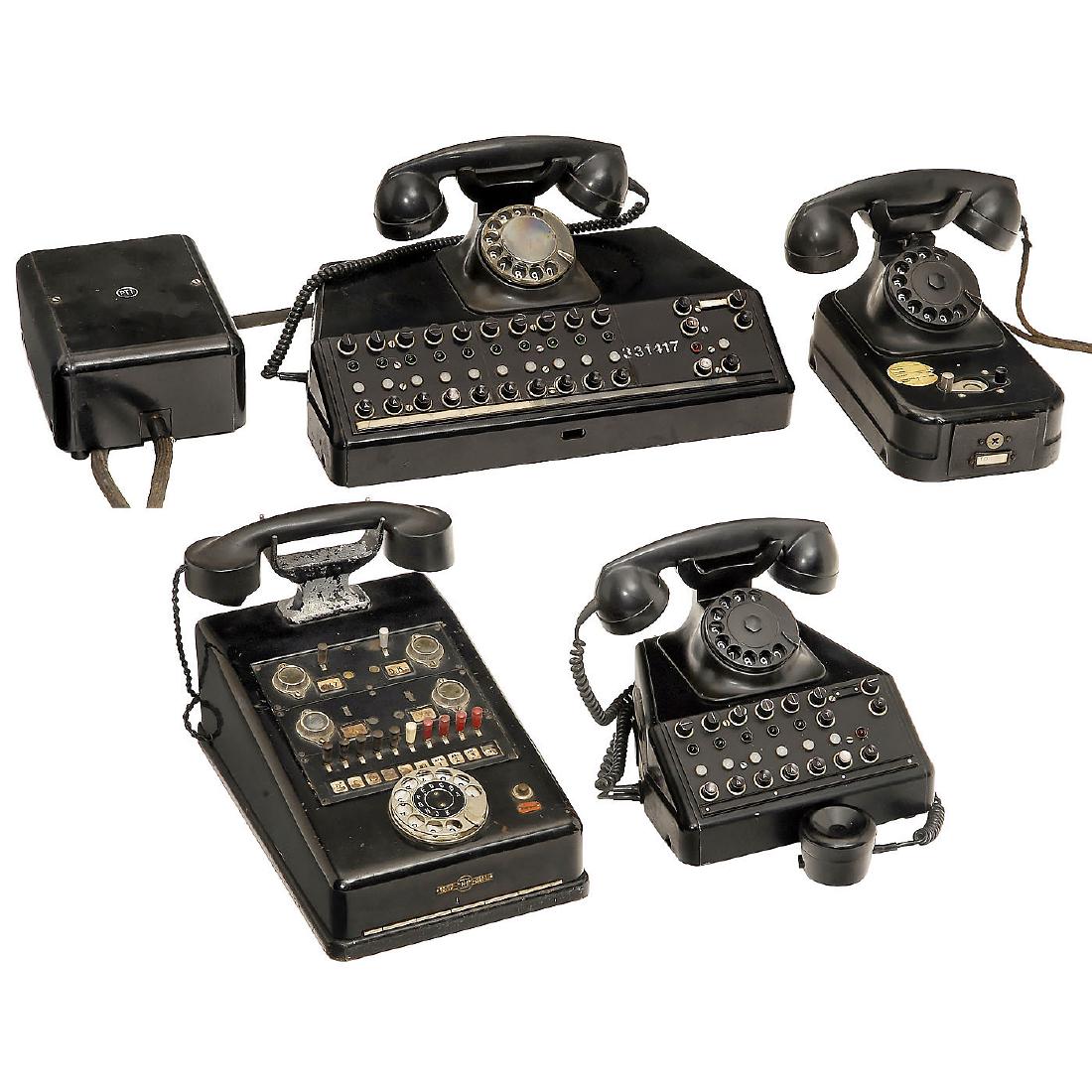 3 Telephone Switchboards and 1 Pay Phone, c. 1950 (1 of 1)