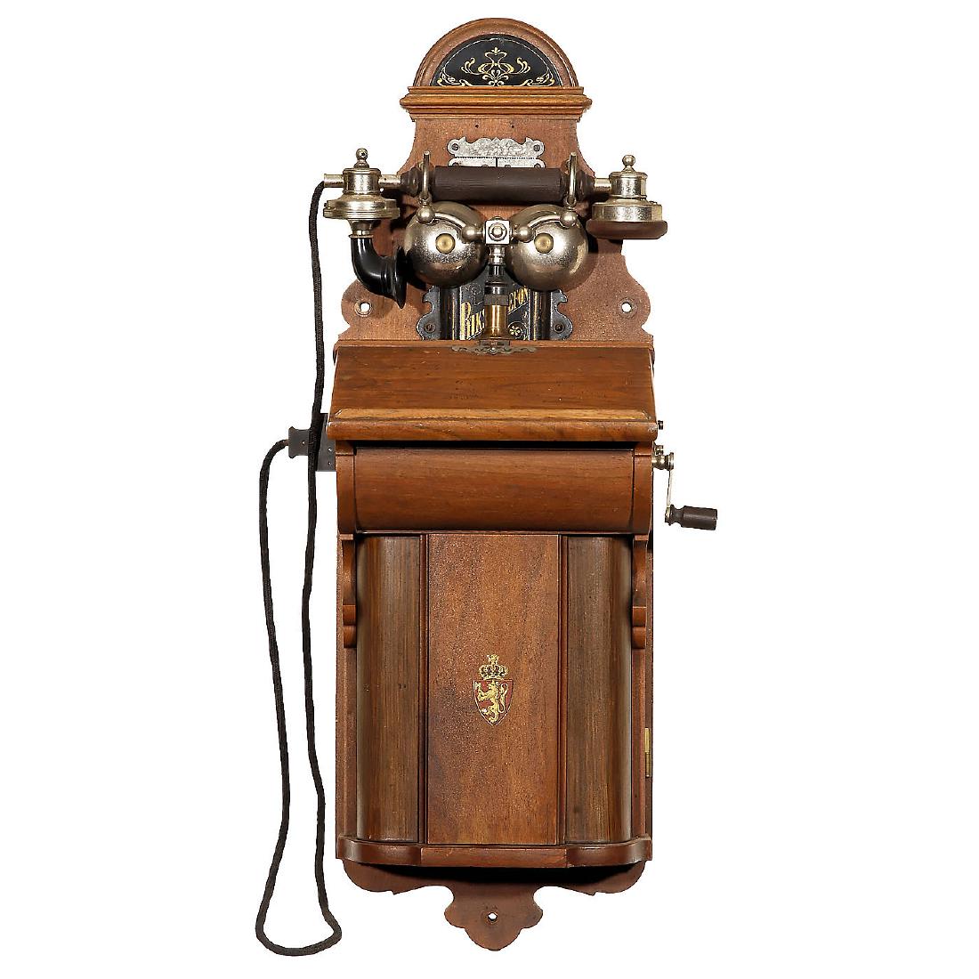 Norwegian Wall Telephone, c. 1900 (1 of 1)