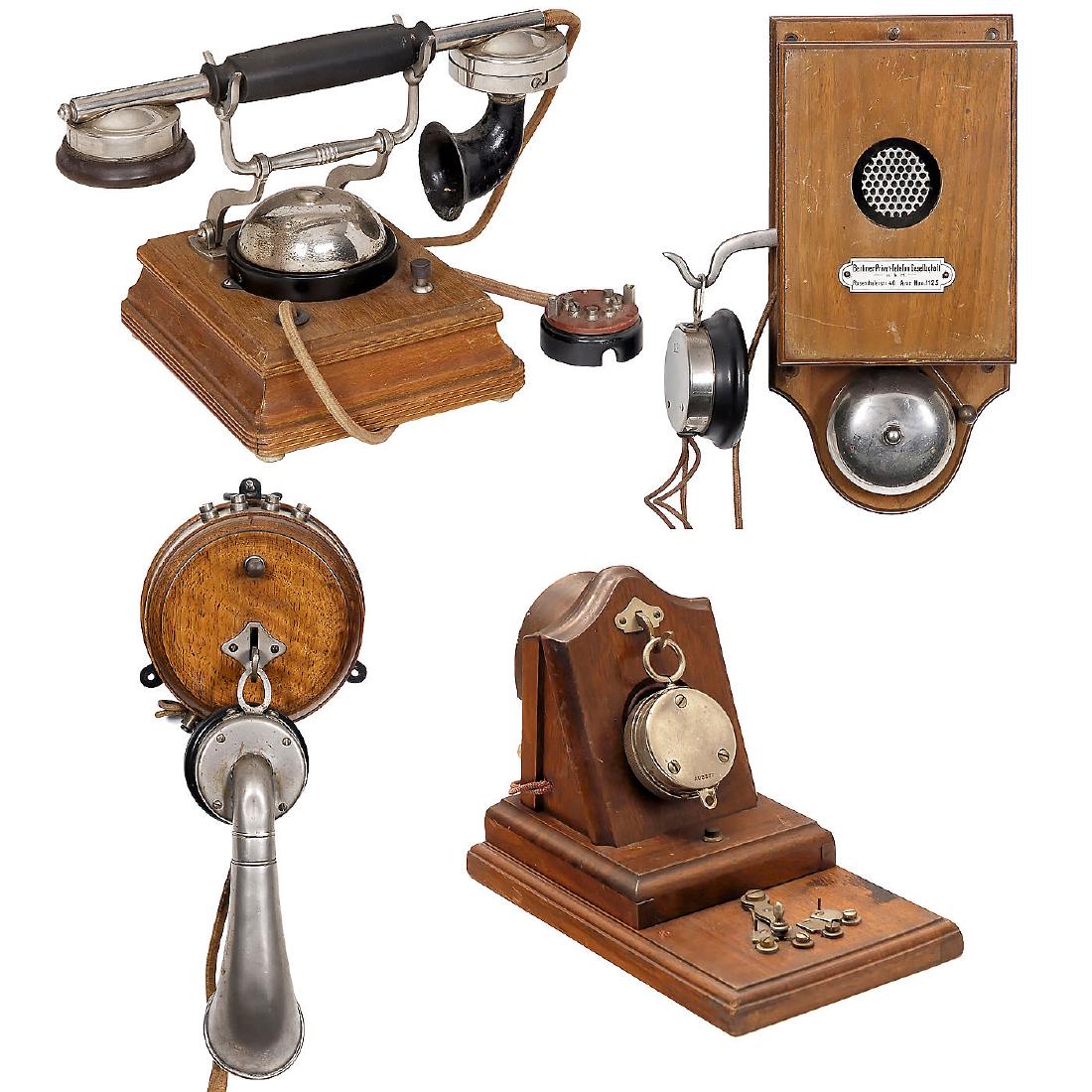 4 Intercom Telephones, c. 1910 (1 of 5)