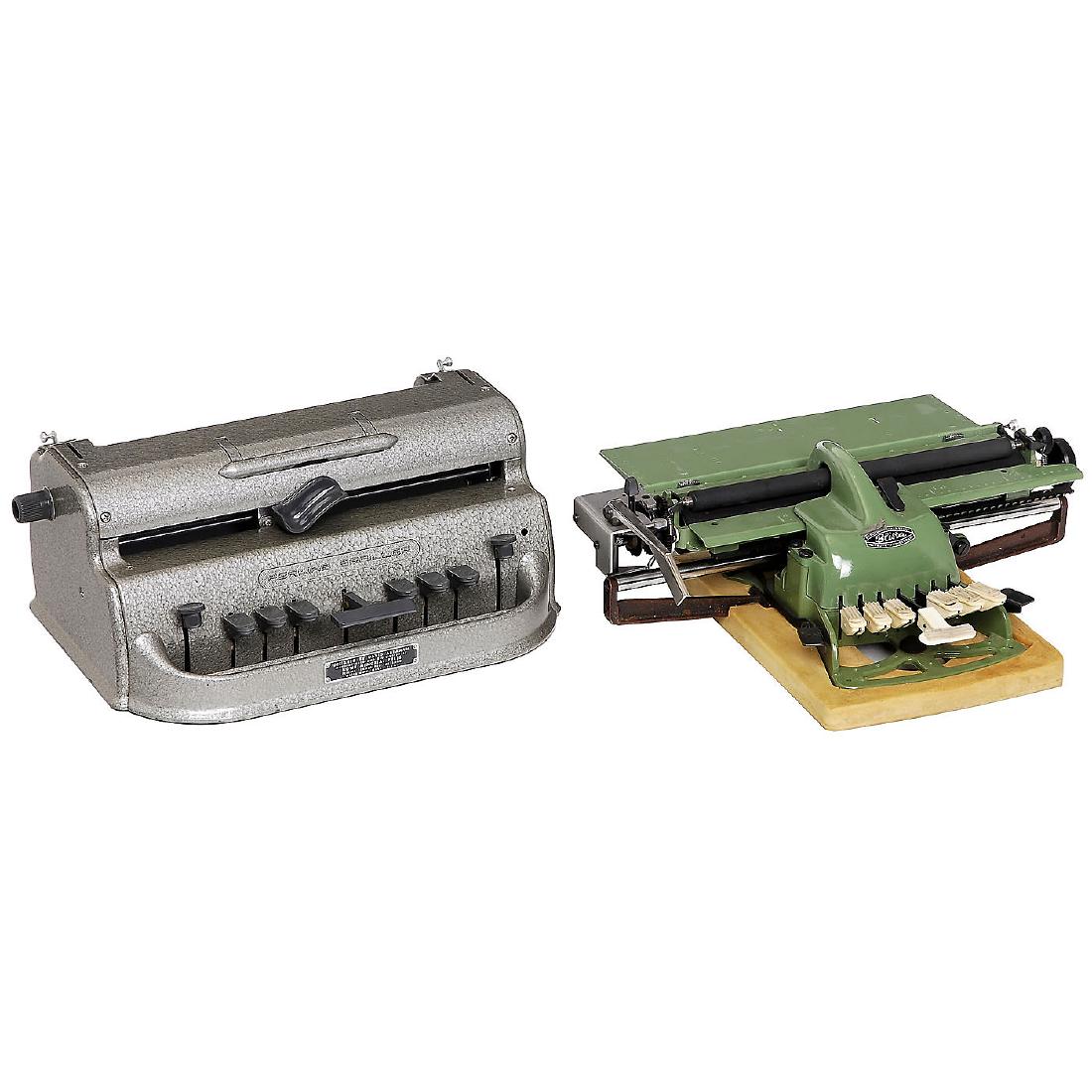 2 Braille Typewriters, c. 1955 (1 of 1)