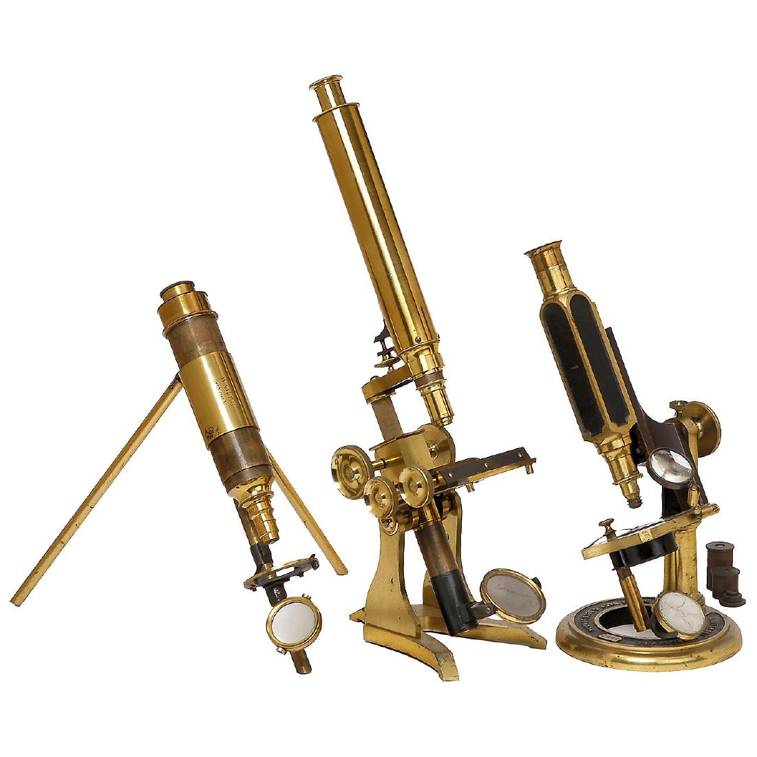 3 English Microscopes (1 of 2)