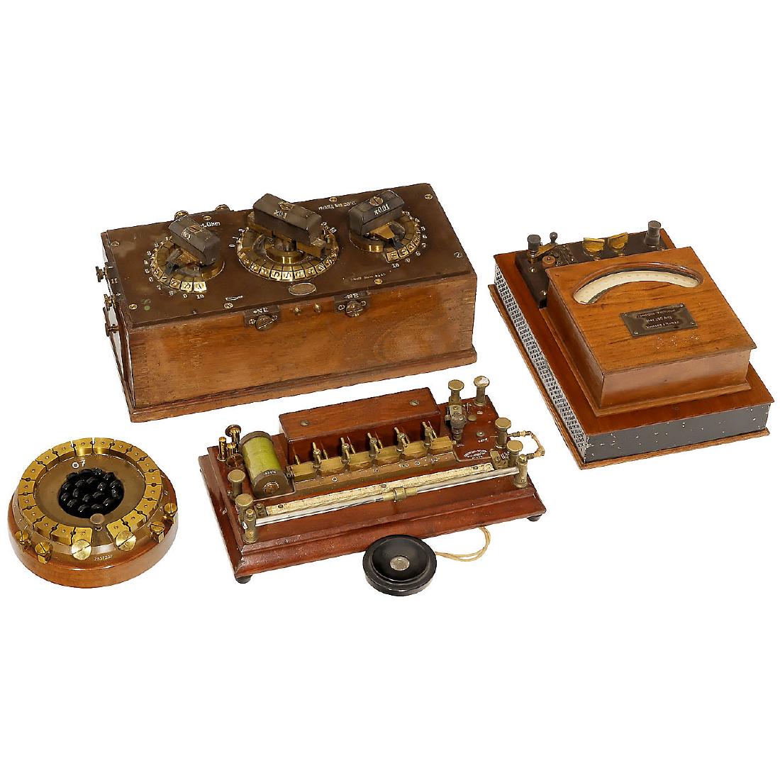 Resistance Bridges and Wattmeter, c. 1910 (1 of 1)