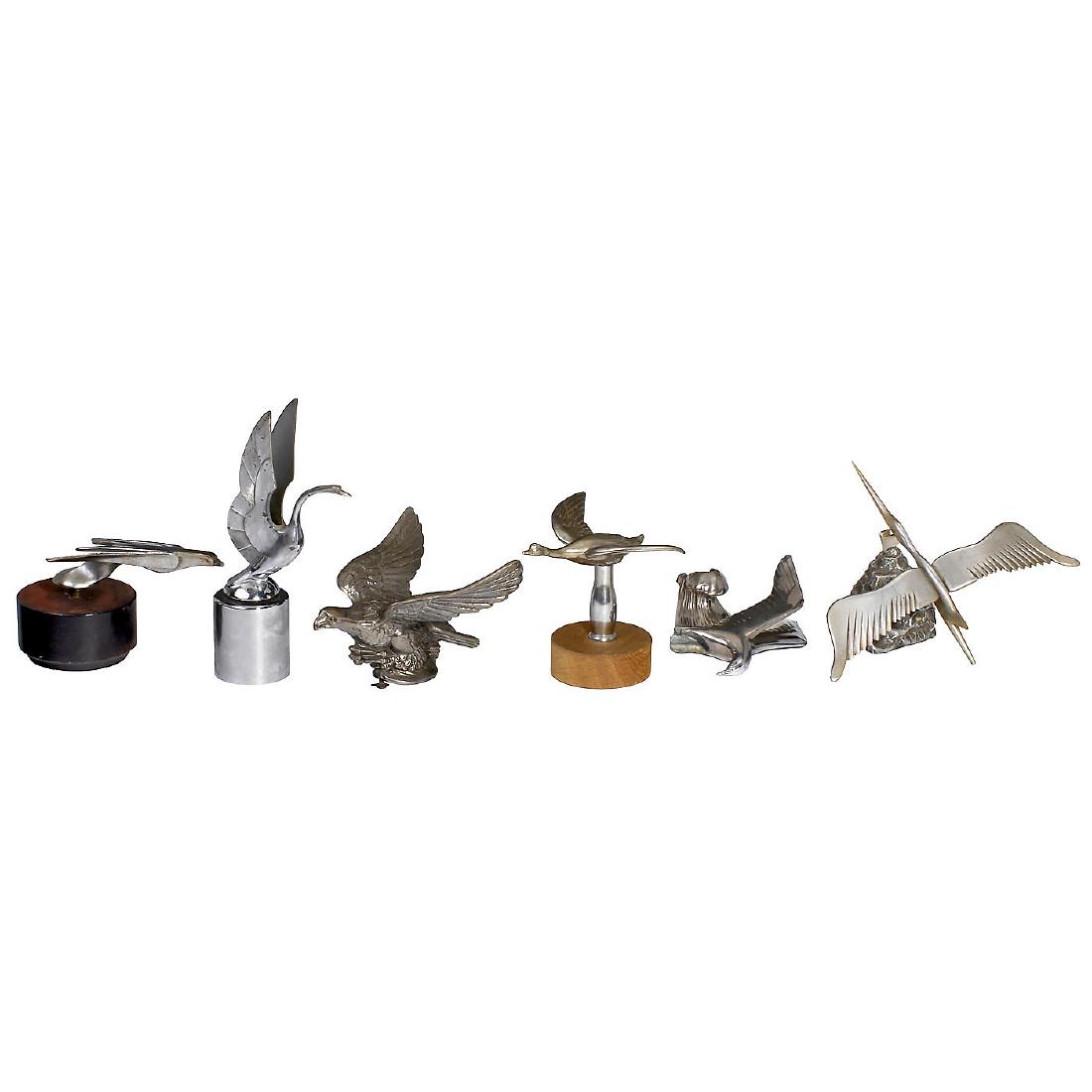 4 Original Hood Ornaments, 1920s-1940s (1 of 1)