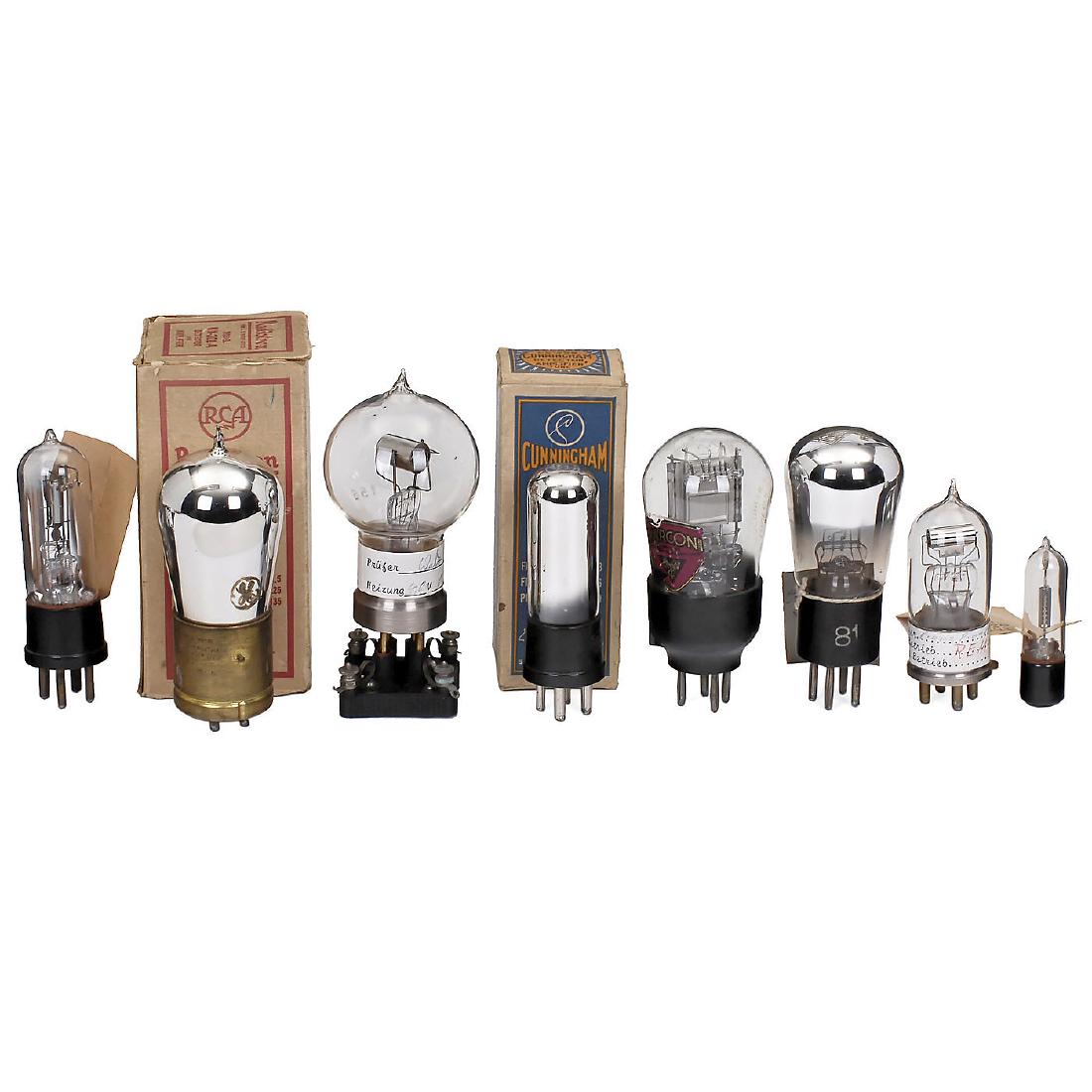8 Early Radio Tubes