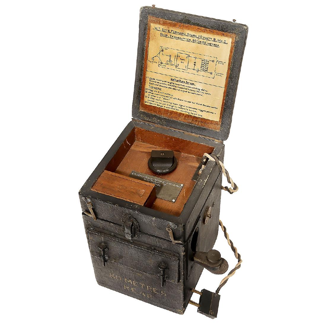 British WWI Wireless Transmitter, 1917 (1 of 2)