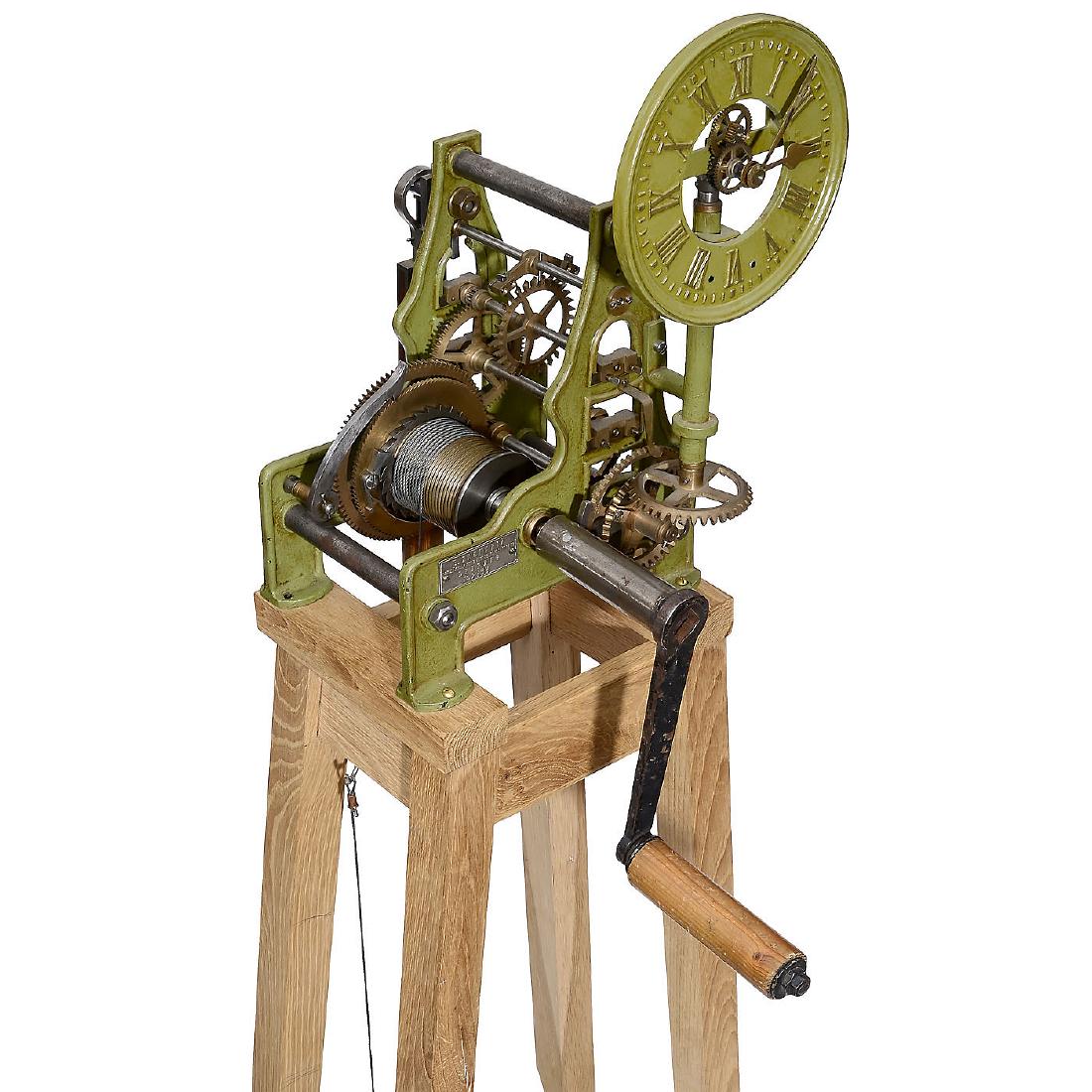 Small Tower Clock by B. Zachariä, c. 1895 (1 of 2)