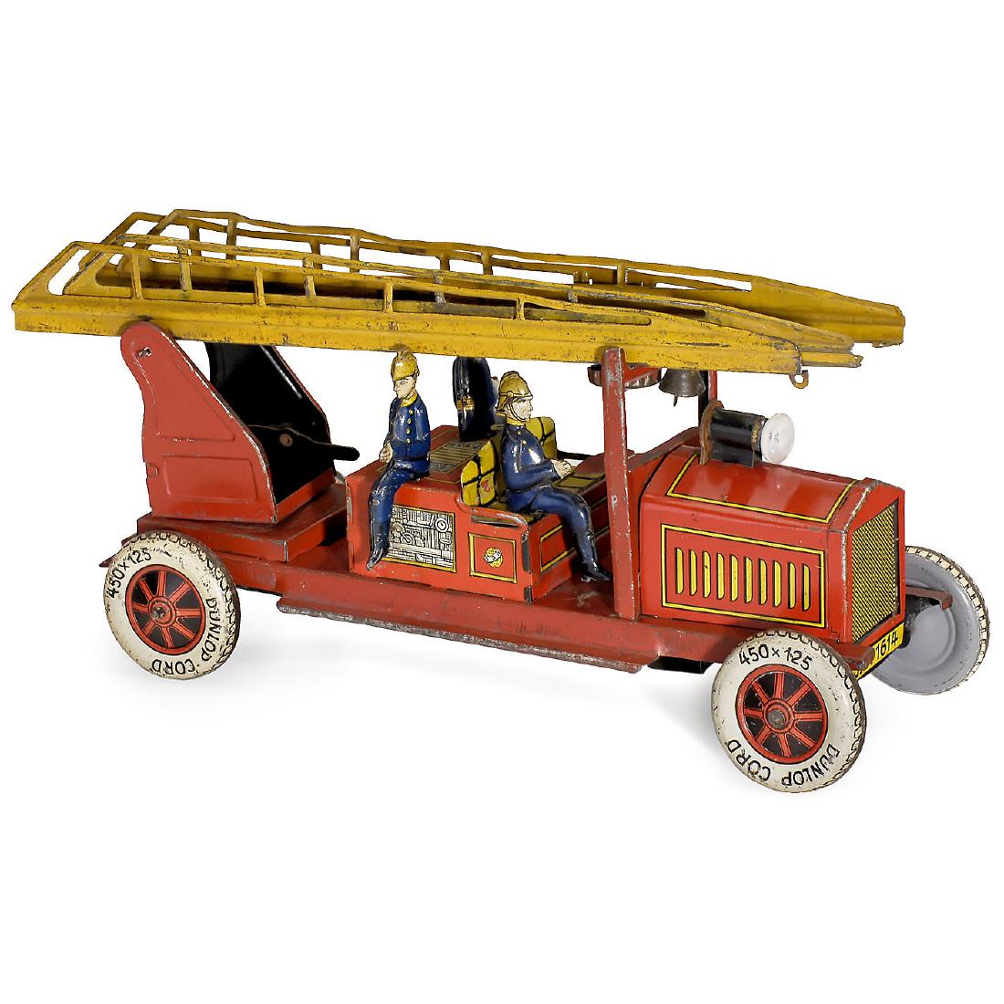 Distler Fire-Brigade Ladder Truck No. 1614, c. 1928 (1 of 1)