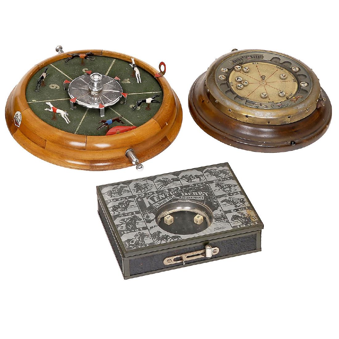 3 Mechanical Betting Games, c. 1930 (1 of 1)