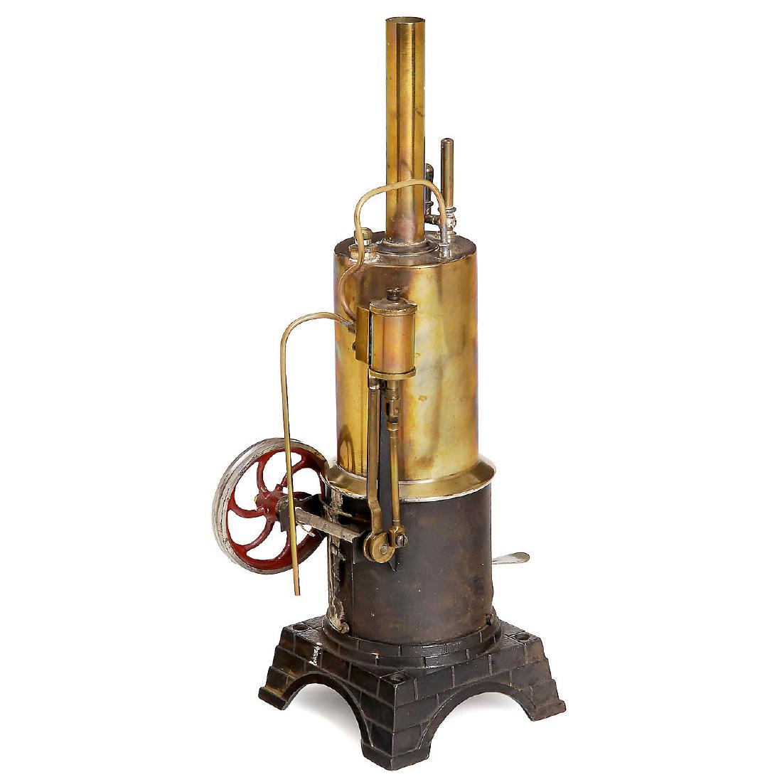 Vertical Steam Engine by Gebrüder Bing, c. 1910 (1 of 1)