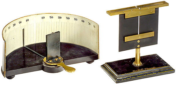 2 optische Demonstrationsmodelle, um 1920
