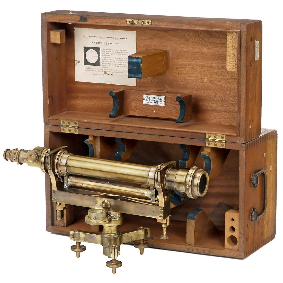 "La Filotecnica" Precision Leveling Instrument, c. 1915 (1 of 1)