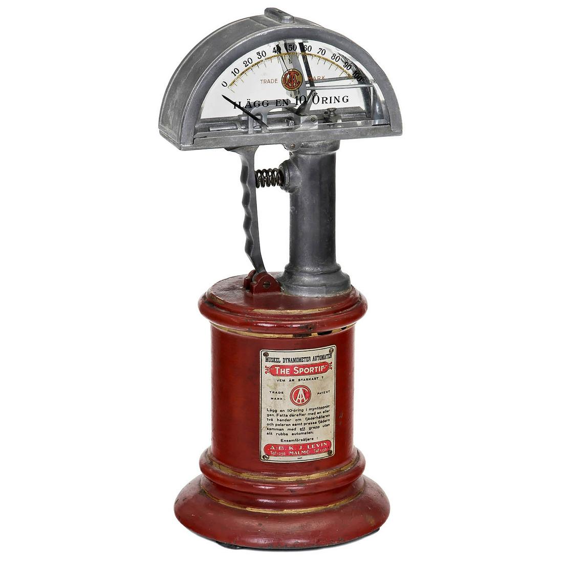 "The Sportif" Strength Tester, c. 1935 (1 of 2)