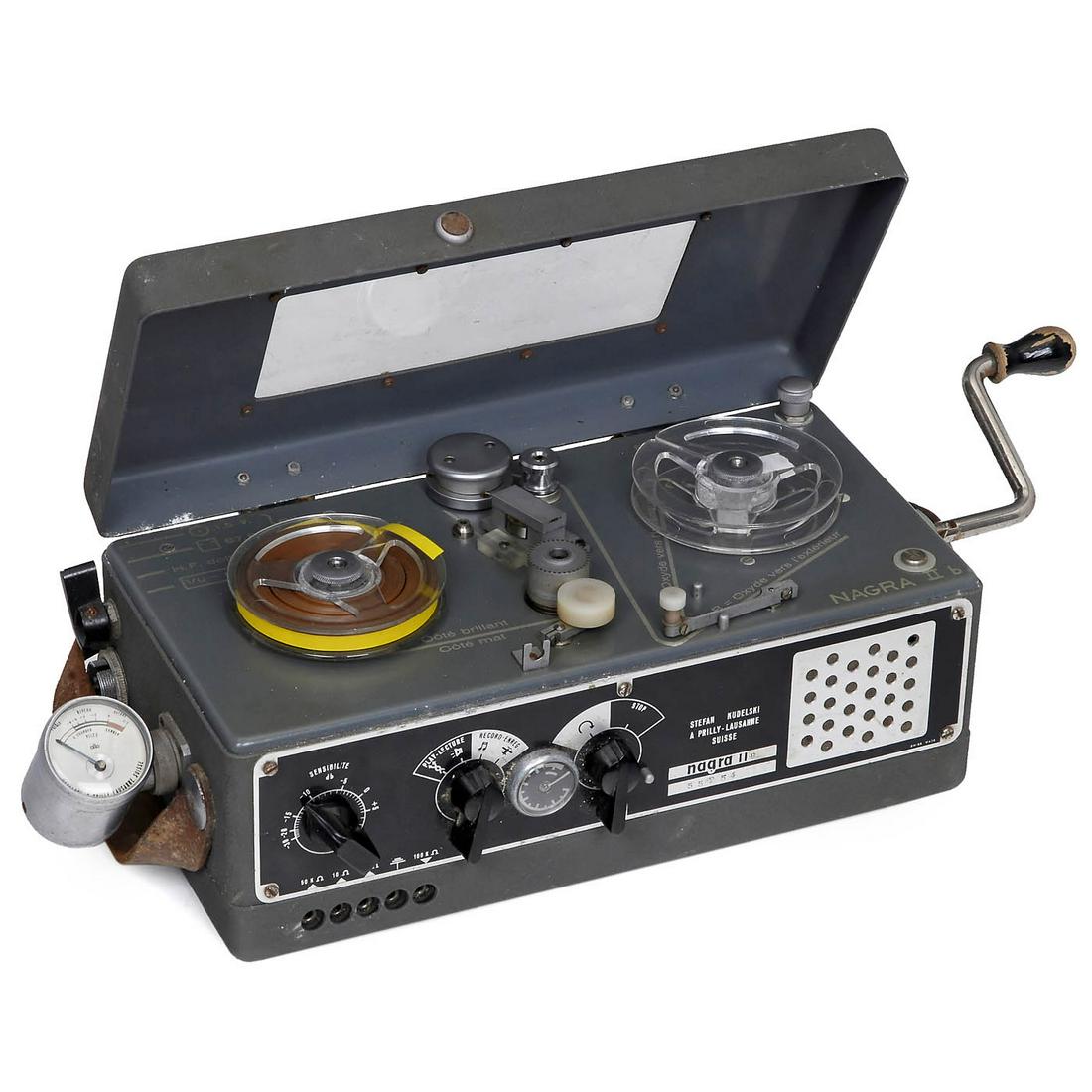 Portable Swiss "Nagra II B" Tape Recorder, 1953 (1 of 1)