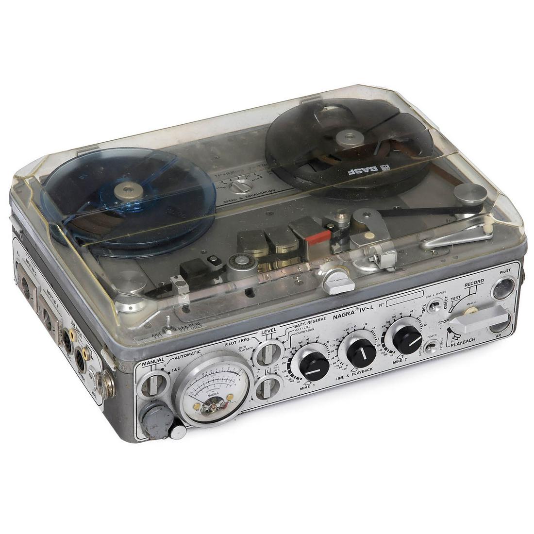 Swiss "Nagra IV-L" Tape Recorder, c. 1969 (1 of 1)