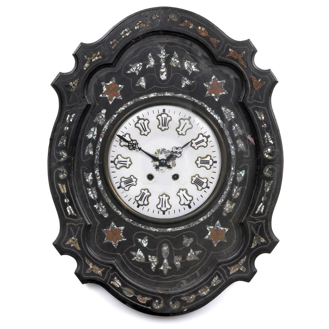 French Ox-Eye Wall Clock, c. 1860 (1 of 1)