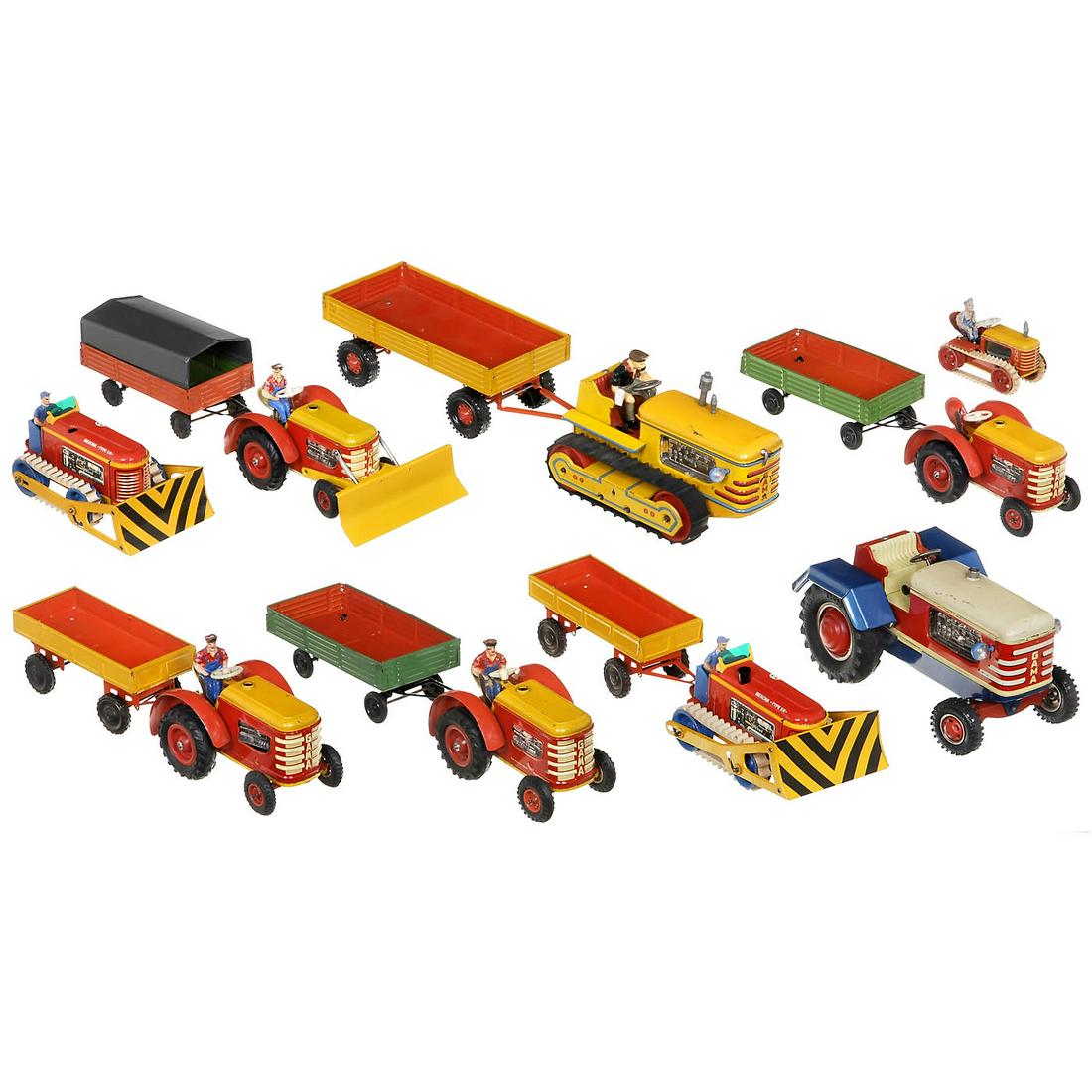 Crawler Tractors, Trailers and Tractors, 1950s (1 of 1)